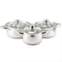 Kép 1/2 - 6 részes Perfect Home Star rozsdamentes edénykészlet üvegfedővel