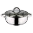 Kép 1/7 - Blaumann GOURMET LINE rozsdamentes lábos üvegfedővel 5,0 L (BL-1004)